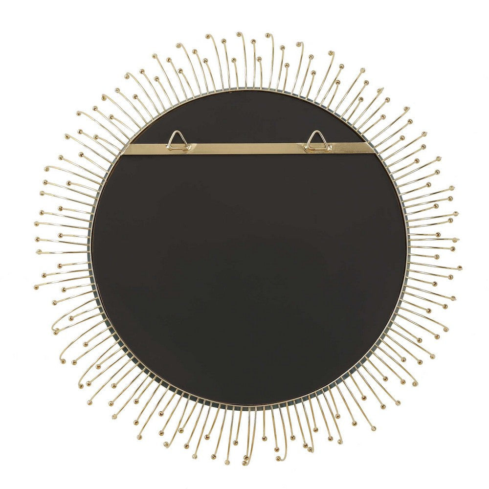 Uttermost Aga Round Gold Mirror UT-09985