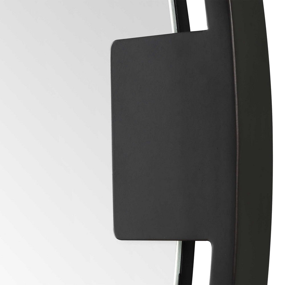 Uttermost Cornelia Black Round Mirror UT-09986
