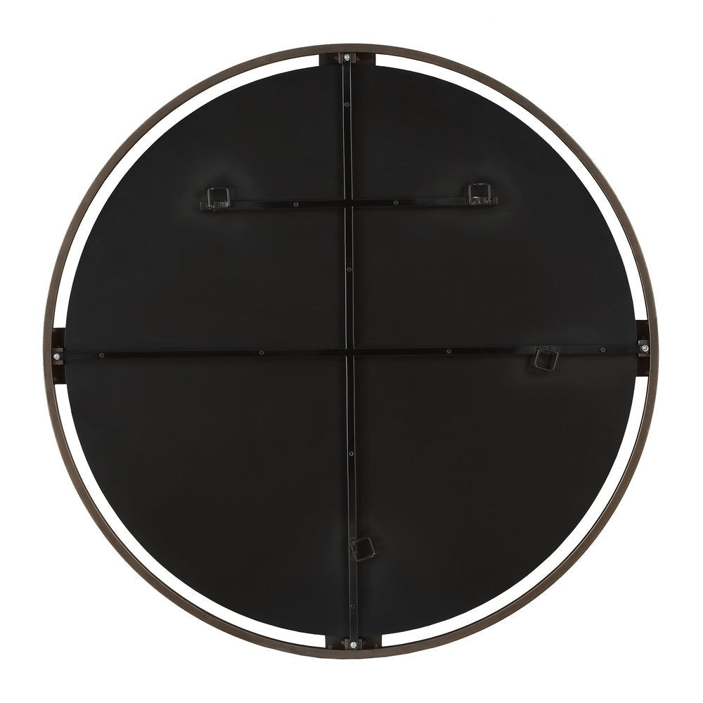 Uttermost Cornelia Black Round Mirror UT-09986