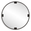 Uttermost Cornelia Black Round Mirror UT-09986