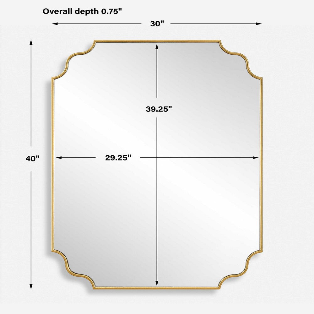 Uttermost Lennyn Gold Vanity Mirror