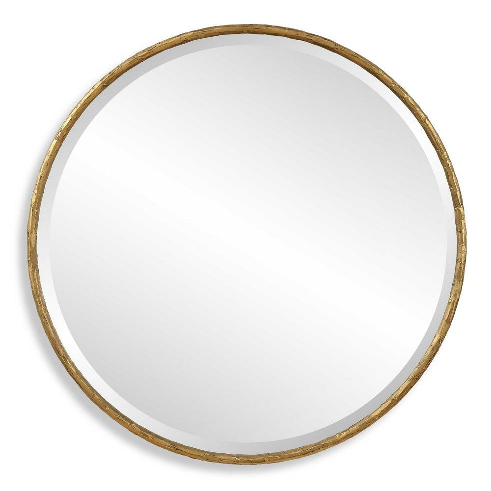 Uttermost Sutton Aged Gold Round Mirror UT-09989