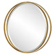 Uttermost Rhodes Gold Round Mirror