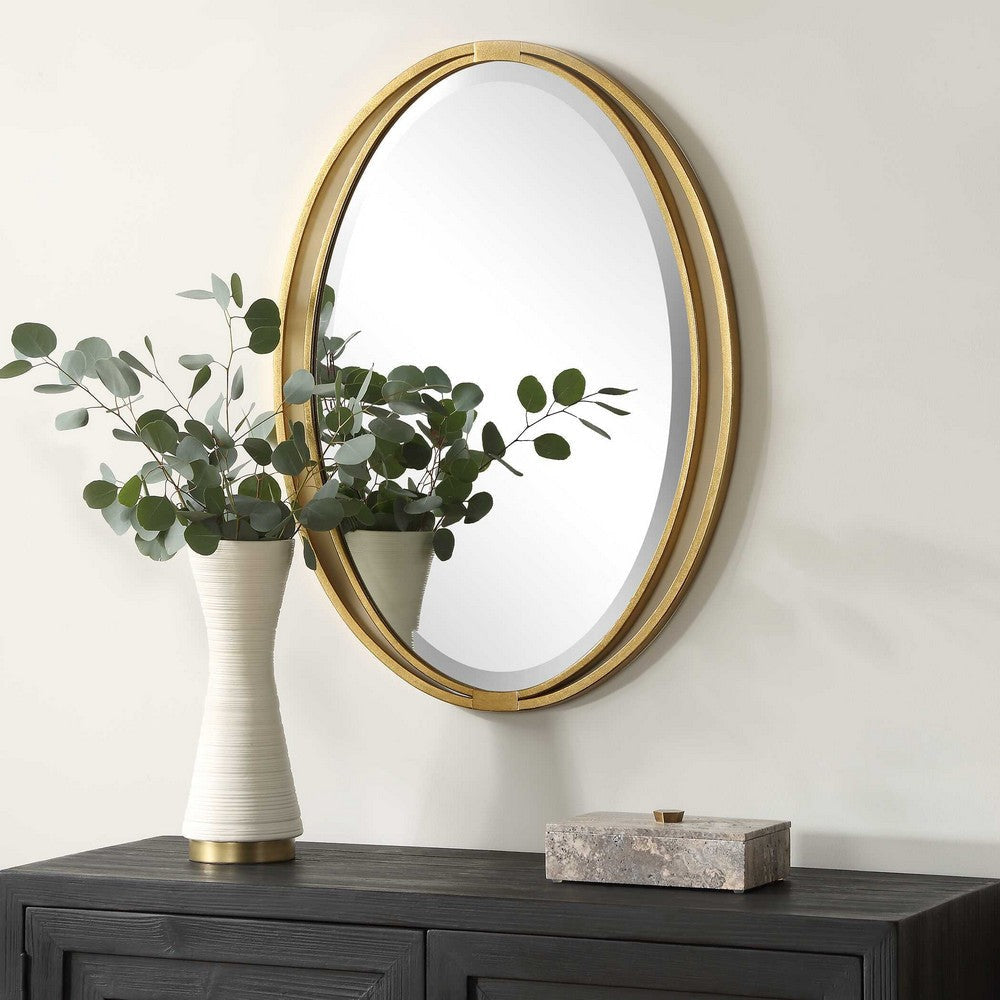 Uttermost Rhodes Gold Oval Mirror UT-09992