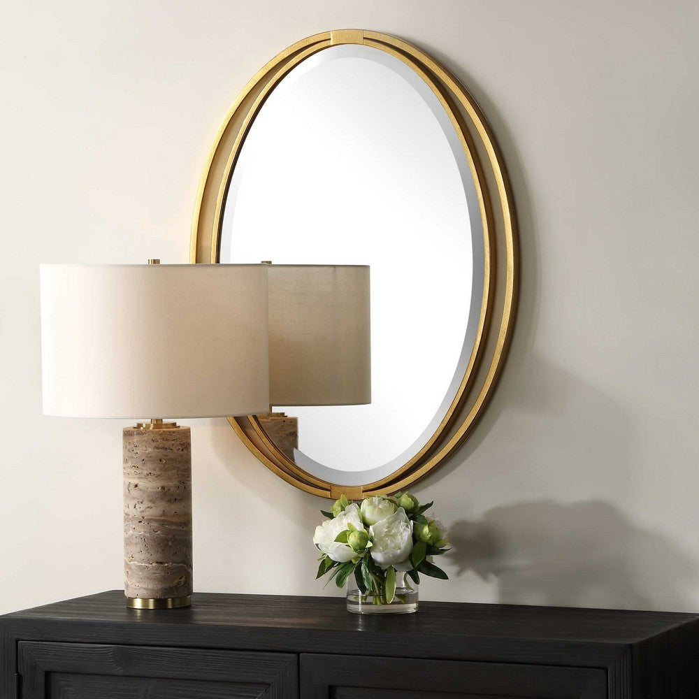 Uttermost Rhodes Gold Oval Mirror UT-09992