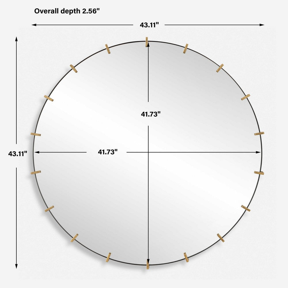 Uttermost Pali Industrial Round Mirror