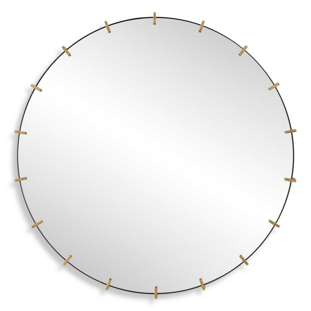 Uttermost Pali Industrial Round Mirror