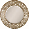 Uttermost Alita Champagne Woven Metal Mirror By Casagear Home