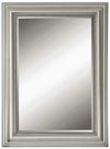 Stuart Square Mirror in Silver