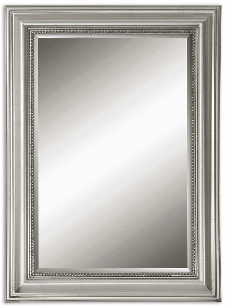 Stuart Square Mirror in Silver
