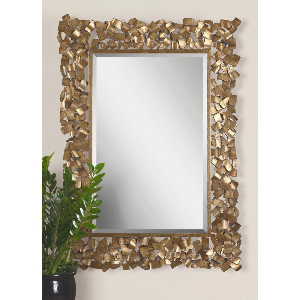 Uttermost Capulin Antique Gold Mirror By Casagear Home UT-12816