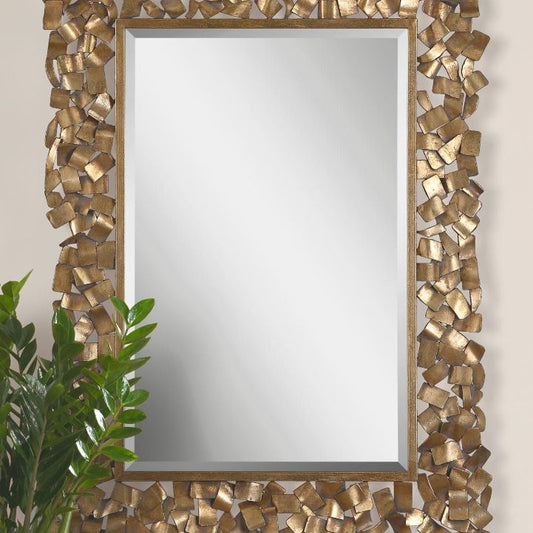 Uttermost Capulin Antique Gold Mirror 12816