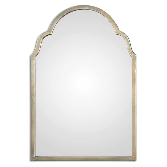 Uttermost Brayden Petite Silver Arch Mirror By Casagear Home