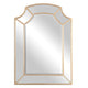 Uttermost Francoli Antique Gold 32" x 44" Arch Wall Mirror