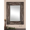Uttermost Dorigrass Brown Metal Mirror By Casagear Home UT-13707