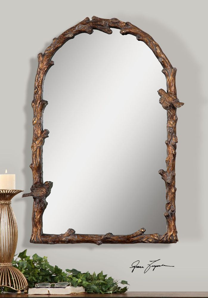 Uttermost Paza Antique Gold Arch Mirror By Casagear Home