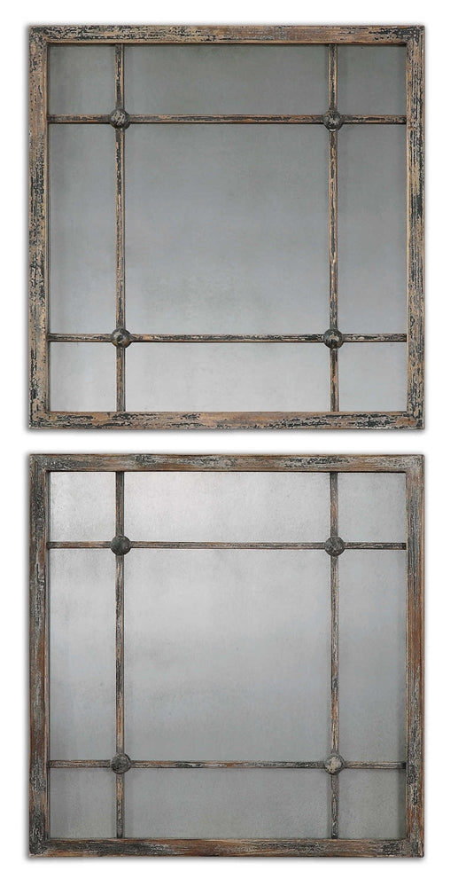 Saragano - 19 inch Square Mirror (Set of 2) - 19 inches wide by 1 inches deep