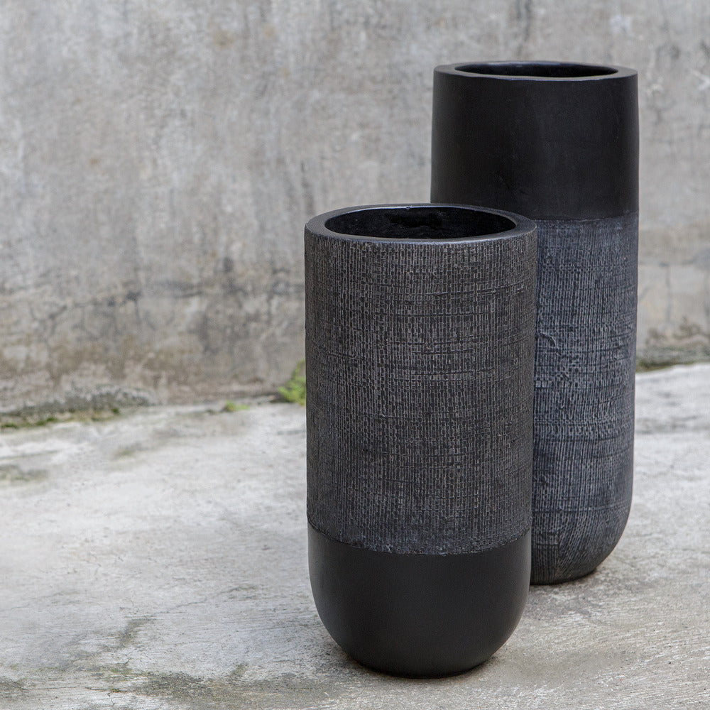 Uttermost Woven Shadow Vases, Set/2
