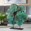 Uttermost 17125 Bahati Wood - Sculpture-22.8 Inches Tall and 19.7 Inches Wide, Finish Color: Blue/Green/Black
