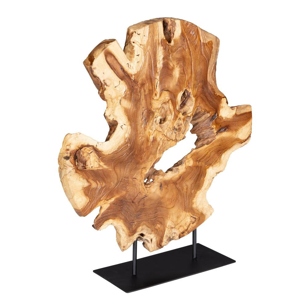 Uttermost 17126 Bahati Wood - Sculpture-22.8 Inches Tall and 19.7 Inches Wide Finish Color: Natural/Black UT-17126