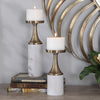 Uttermost Castiel Marble Candleholders Set/2 By Casagear Home UT-17546