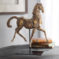 Uttermost Caballo Dorado Horse Sculpture By Casagear Home UT-17585