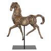 Uttermost Caballo Dorado 16 1/2" W Aged Silver w/Gold Horse Sculpture