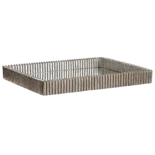 Uttermost Talmage Silver Leaf Rectangular Decorative Tray