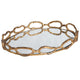 Cable - 18.63 Inch Chain Mirrored Tray