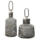 Uttermost 17840 23 x 19 x 14 in. Storm Art Glass Bottles, Set of 2