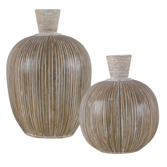 Uttermost 17990 Islander - Vase (Set of 2)-16 Inches Tall and 10.8 Inches Wide