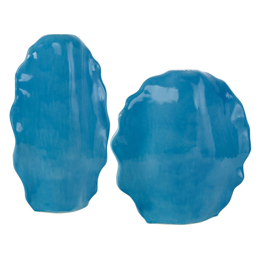 Ruffled Feathers - Vase (Set of 2)-20 Inches Tall and 12 Inches Wide