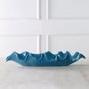 Uttermost Ruffled Feathers Blue Bowl By Casagear Home UT-18052
