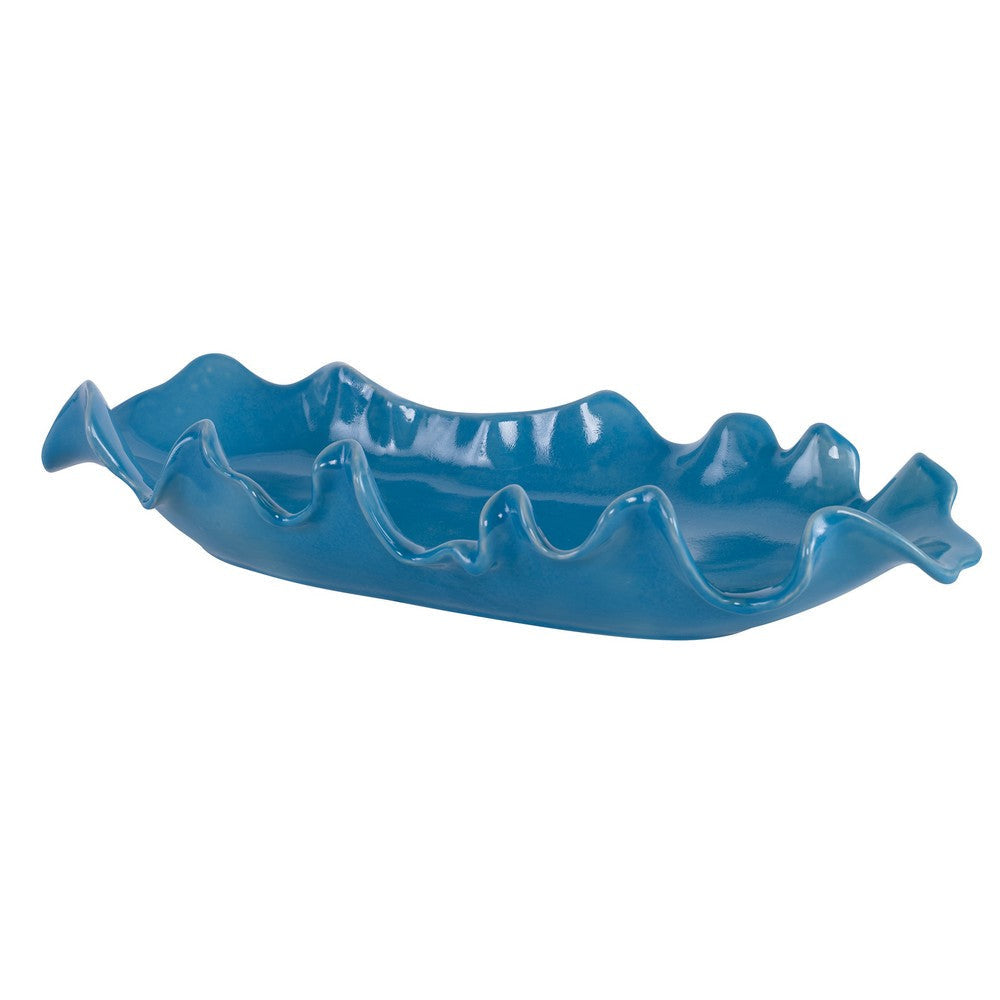 Ruffled Feathers - Decorative Bowl-4 Inches Tall and 24 Inches Wide