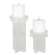 Uttermost 18054 Crystal - Candleholder (Set of 2)-8.5 Inches Tall and 4.38 Inches Wide
