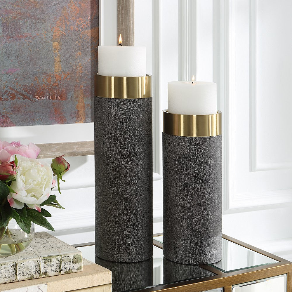 Wessex - Candleholder (Set of 2)-16 Inches Tall and 4.63 Inches Wide