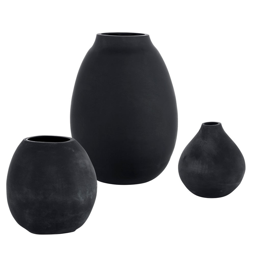 Uttermost Hearth - Vase (Set of 3)-12 Inches Tall and 9 Inches Wide