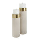 Wessex - Pillar Candleholder (Set of 2)-16 Inches Tall and 4.63 Inches Wide