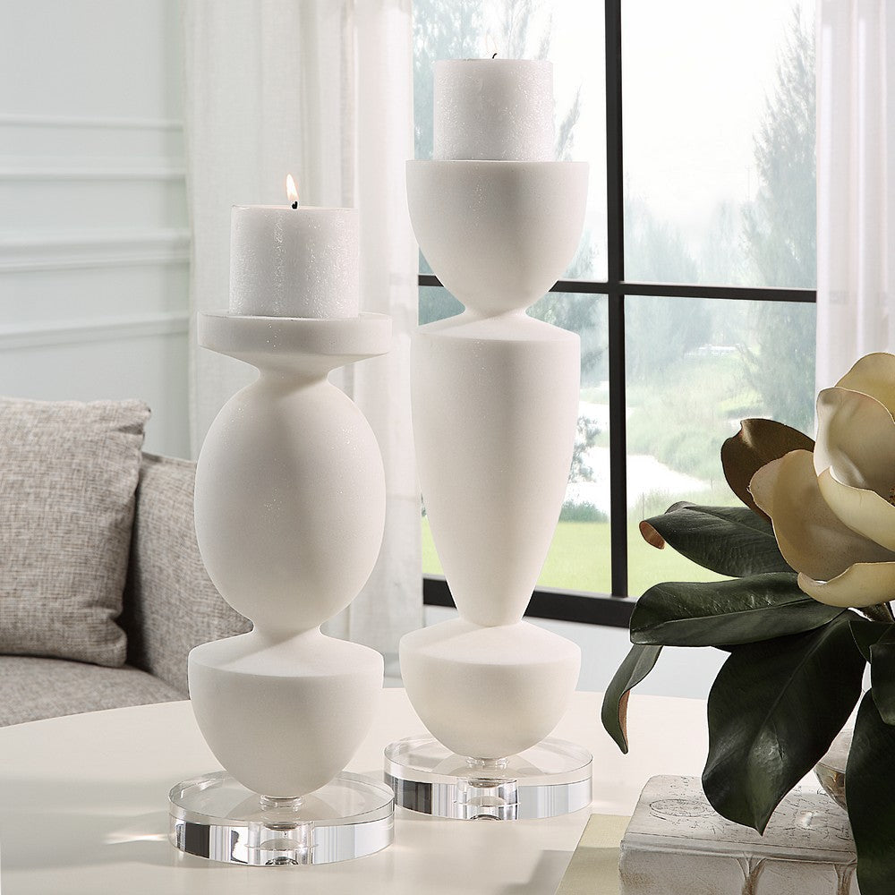 Lido - Candleholder (Set of 2)-16 Inches Tall and 5 Inches Wide