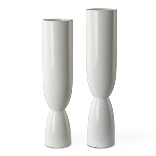 Uttermost Kimist White Vases Set/2