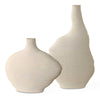 Uttermost Duostacked Matte White Vases Set/2