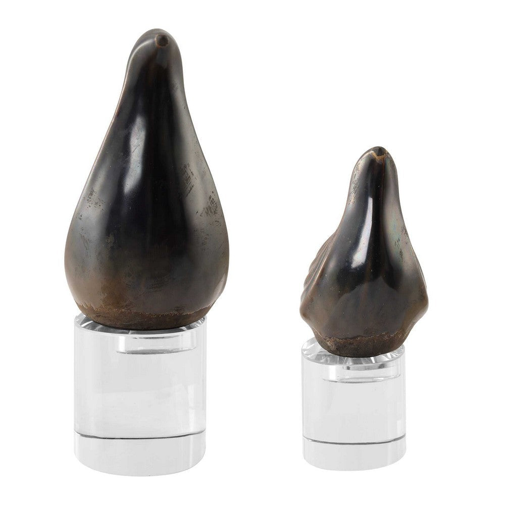 Uttermost Nesting Bird Gray Sculptures Set/2 UT-18144