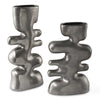 Uttermost Free Flowing Nickel Vases Set/2 UT-18145