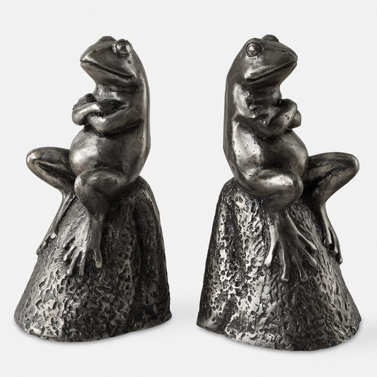 Uttermost 18150 Daydreaming Bird - Bookend (Set of 2)-7 Inches Tall and 3.75 Inches Wide