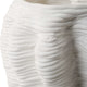 Uttermost Stratified Matte White Vase