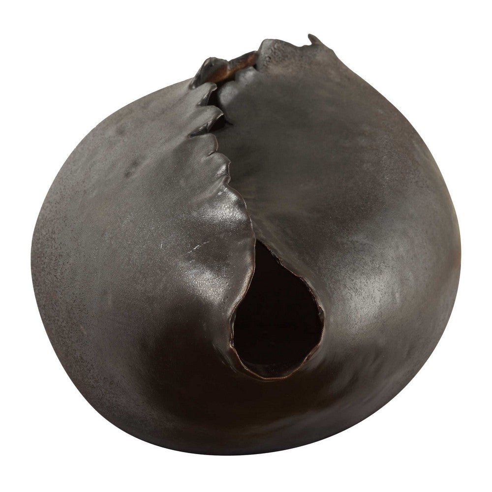 Uttermost Blossom Bronzed Metallic Vase UT-18152