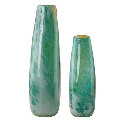 Uttermost High Tide Glass Vases Set/2