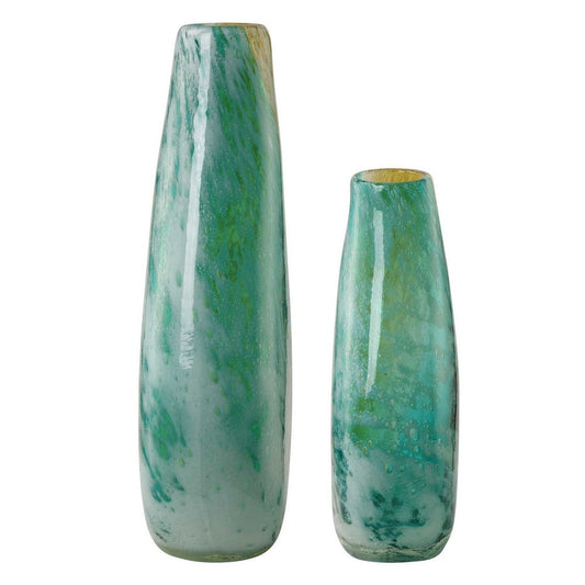 Uttermost High Tide Glass Vases Set/2