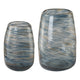 Uttermost Aurora Swirl Glass Vases Set/2