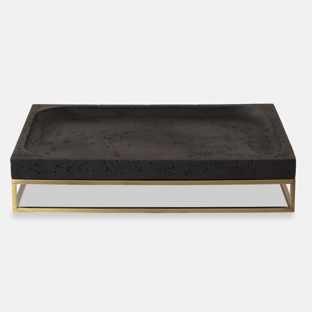 Uttermost 18161 Shadowstone - Tray-3.5 Inches Tall and 18 Inches Wide